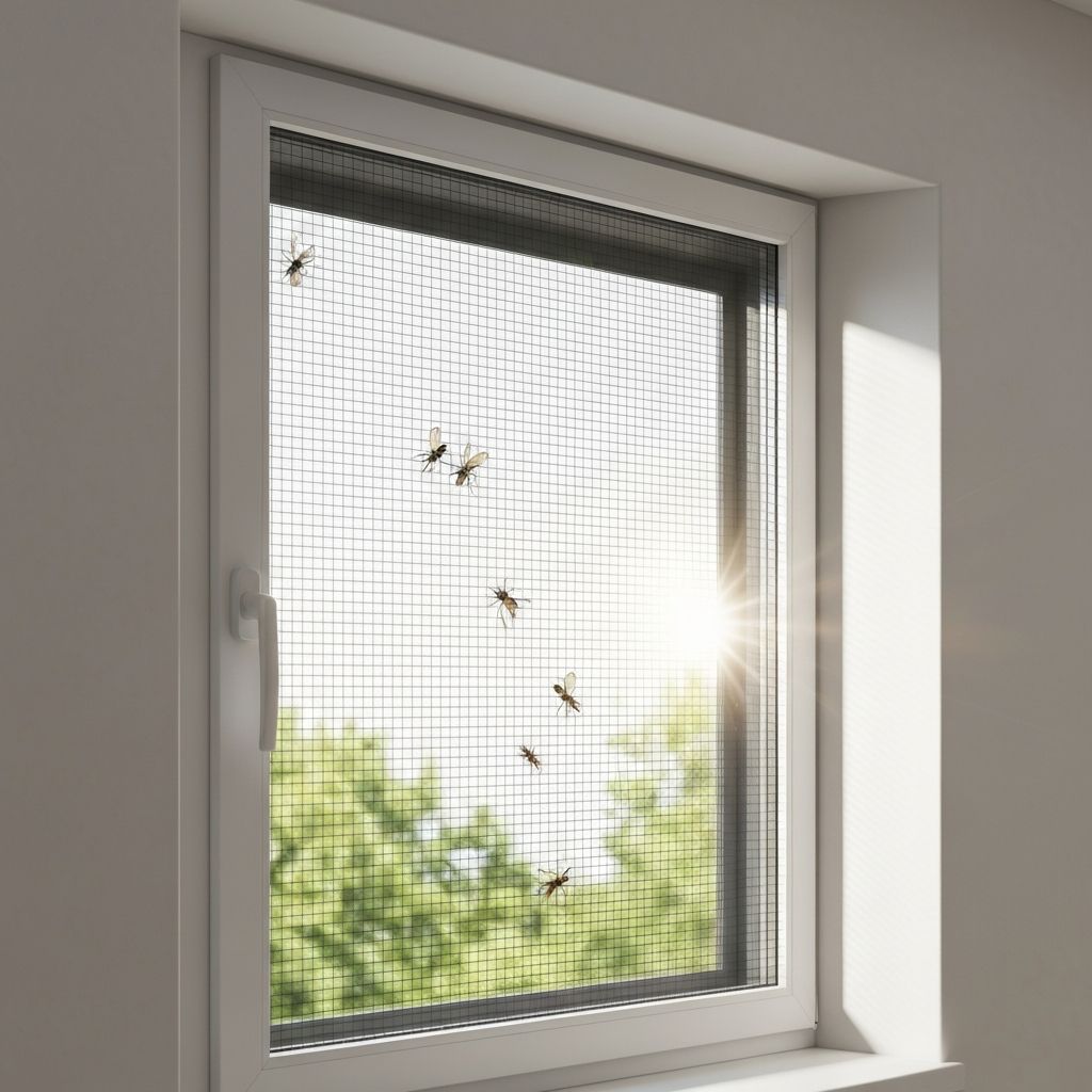 Neher Insektenschutz-Spannrahmen am Fenster – maßgefertigtes Fliegengitter von Insectosun München mit transparenten Preisen